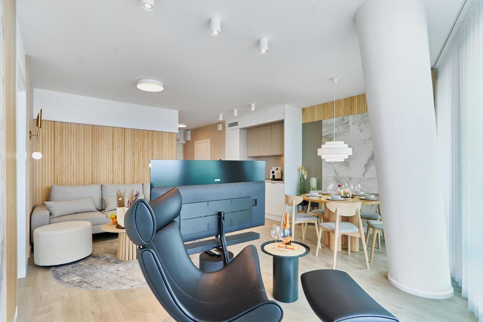 Wave Beachfront Family Apartment Miedzyzdroje Exterior foto